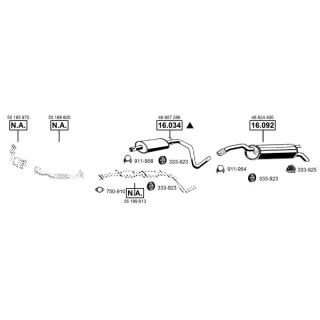 Išmetimo sistema ASMET FI163057