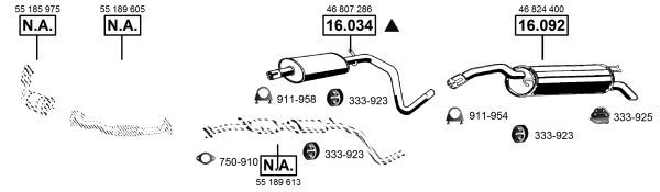 Išmetimo sistema ASMET FI163057