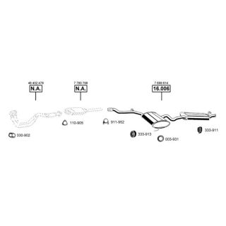 Išmetimo sistema ASMET FI163445