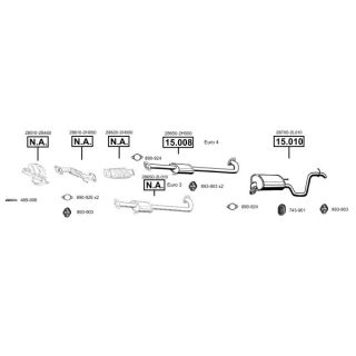Išmetimo sistema ASMET HY150920
