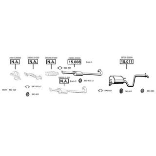 Išmetimo sistema ASMET HY150940