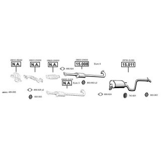 Išmetimo sistema ASMET HY150960