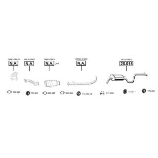 Išmetimo sistema ASMET KI280091