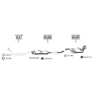 Išmetimo sistema ASMET LC290920