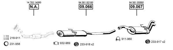 Išmetimo sistema ASMET LC290920