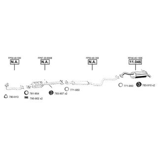 Išmetimo sistema ASMET MA110410
