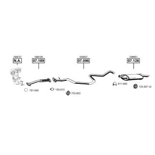 Išmetimo sistema ASMET MA110645