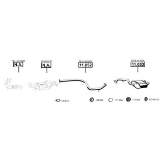 Išmetimo sistema ASMET MA110790