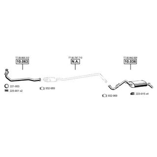 Išmetimo sistema ASMET RE100210