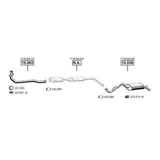 Išmetimo sistema ASMET RE100260