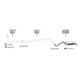 Išmetimo sistema ASMET RE100320