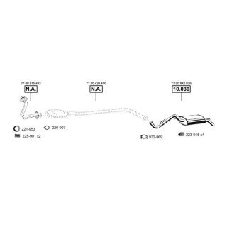 Išmetimo sistema ASMET RE100330