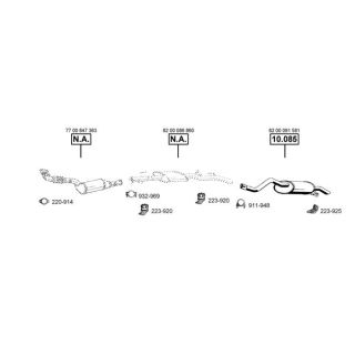 Išmetimo sistema ASMET RE100360