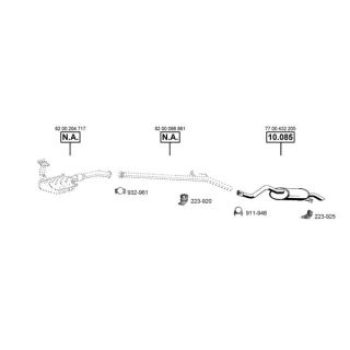 Išmetimo sistema ASMET RE100500