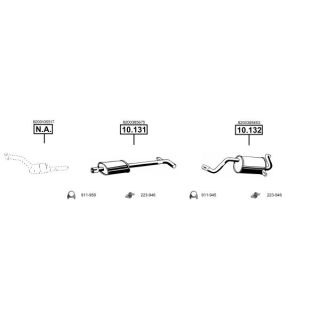 Išmetimo sistema ASMET RE100560