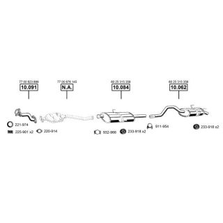 Išmetimo sistema ASMET RE100900