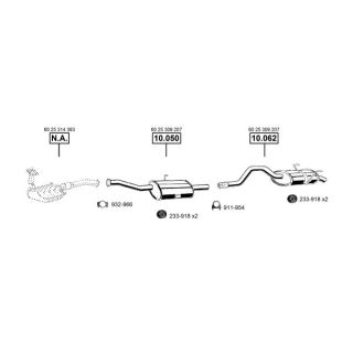 Išmetimo sistema ASMET RE100905