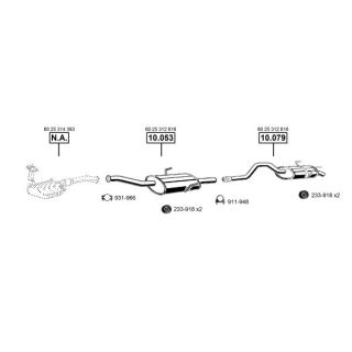 Išmetimo sistema ASMET RE100910