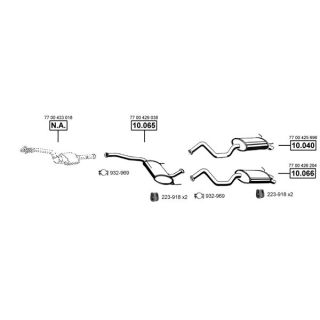 Išmetimo sistema ASMET RE101775