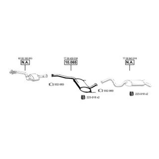 Išmetimo sistema ASMET RE101850