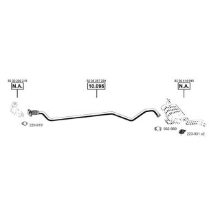 Išmetimo sistema ASMET RE102000