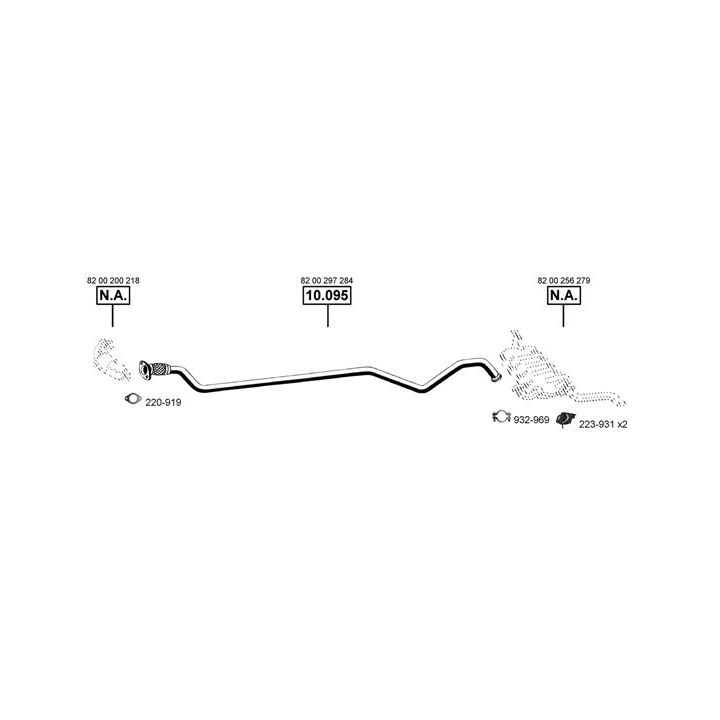 Išmetimo sistema ASMET RE102010