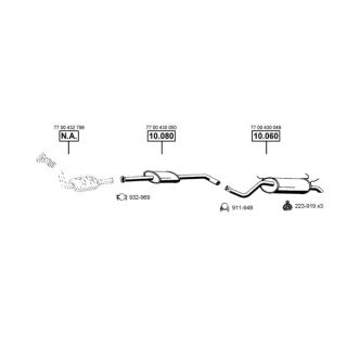 Išmetimo sistema ASMET RE102310