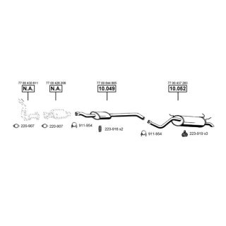 Išmetimo sistema ASMET RE102410
