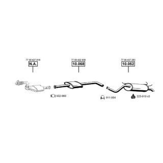 Išmetimo sistema ASMET RE102415