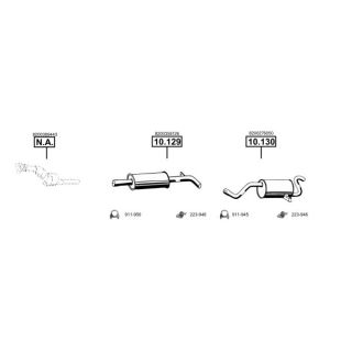Išmetimo sistema ASMET RE102700