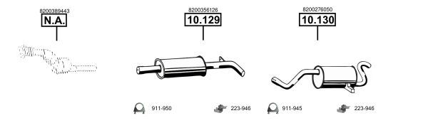 Išmetimo sistema ASMET RE102700