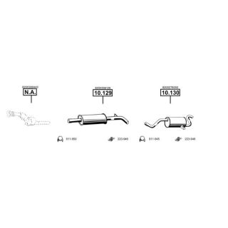 Išmetimo sistema ASMET RE102710