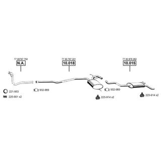 Išmetimo sistema ASMET RE104250