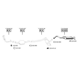 Išmetimo sistema ASMET RE104560
