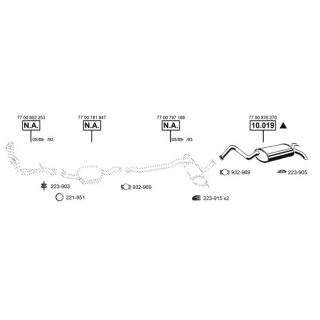 Išmetimo sistema ASMET RE104690