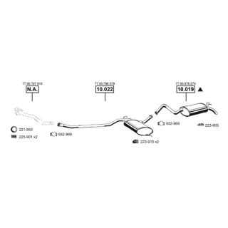 Išmetimo sistema ASMET RE104700
