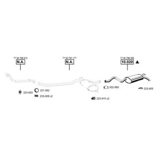 Išmetimo sistema ASMET RE104840