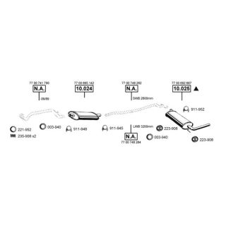 Išmetimo sistema ASMET RE105565