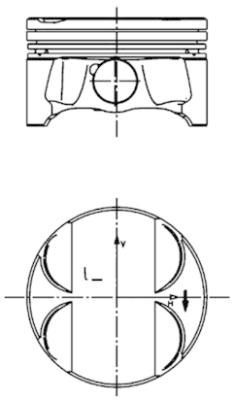 Stūmoklis KOLBENSCHMIDT 40085610