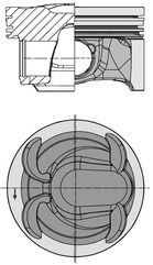 Stūmoklis KOLBENSCHMIDT 40315600