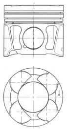Stūmoklis KOLBENSCHMIDT 41070600
