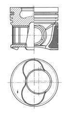 Stūmoklis KOLBENSCHMIDT 41158600