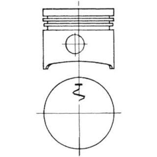 Stūmoklis KOLBENSCHMIDT 93696600