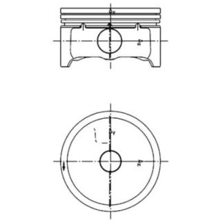 Stūmoklis KOLBENSCHMIDT 99457600