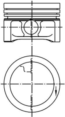 Stūmoklis KOLBENSCHMIDT 99927610