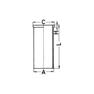Cilindro įvorė KOLBENSCHMIDT 89183190