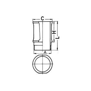 Cilindro įvorė KOLBENSCHMIDT 89301110