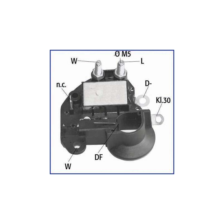 Reguliatorius, kintamosios srovės generatorius HITACHI 130796