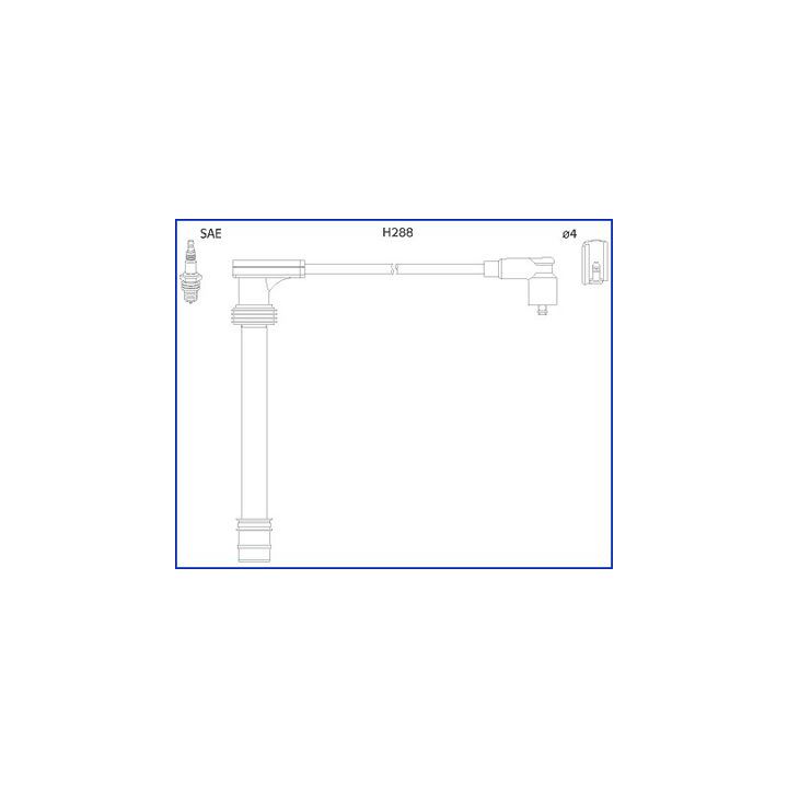 Uždegimo laido komplektas HITACHI 134518