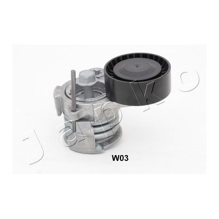 įtempiklio svirtis, V formos rumbuotas diržas JAPKO 128W03